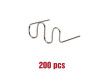 Staples "S" 0,6mm for Hot Stapler Plastic Welding 200 pcs. thumbnail