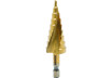 Step Drill Bit Hex Shank 1/4" HSS+TIN spiral flute &Oslash;4-20mm thumbnail