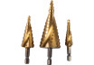 Burghiu conic in trepte &Oslash;4-12,4-20,4-32mm Set thumbnail