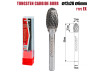 Tungsten Carbide Burr type EX &Oslash;12x20 &oslash;6mm RDP thumbnail
