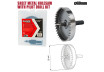 Sheet Metal Holesaw &Oslash;80mm with Pilot HSS Drill Bit thumbnail