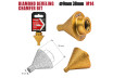 Diamond Beveling Chamfer Bit &Oslash;9 x 38mm x M14 thumbnail