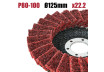 Диск ламелен BBL 125mm червен 80-100 thumbnail