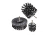 Plastic Brushes &Oslash;50H26 &Oslash;100H26 &Oslash;90H90 HEXShank 1/4" 3pcs Set thumbnail