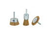 Wire brushes brassed with shank 3pcs set thumbnail