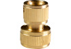Brass 3/4&rdquo; hose connector with stop TG thumbnail
