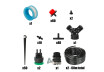 Emitter Drip Irrigation Set 60 m 167x Units HARVEST GX thumbnail