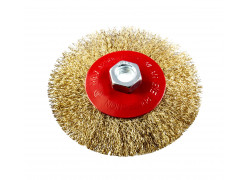 product-brass-coated-wire-conical-brush-115mm-for-angle-grinder-m14-thumb