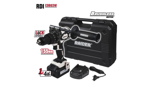Rotopercutor brushless&nbsp; 20V 2 vit 4Ah 155Nm cutie RDI-CDB03W image