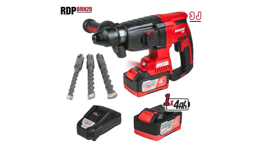 R20 Перфоратор безч. SDS-plus 3J 4функции 4Ah Case RDP-BRH20 image