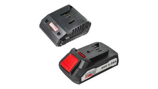 R20 Комплект батерия Li-ion 2Ah и зарядно 1h за RAIDER PRO RDP-R20 image