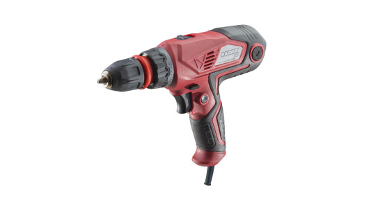 Винтоверт 400W 2-ск. 6m кабел бърза смяна в куфар RAIDER PRO RDP-CDD09 image