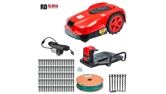 Brushless Robot Lawn Mower 160mm 20V 2Ah APP 500m2 RD-RLM46 image