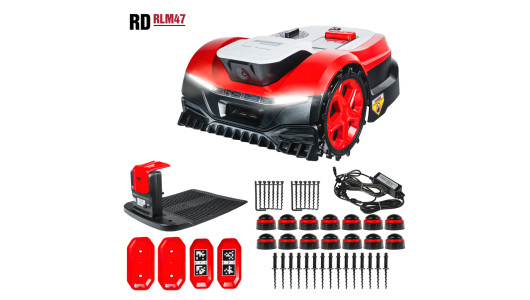 Robot tuns gazon CAM 22cm 20V 4Ah Wi-Fi RD-RLM47 BL image