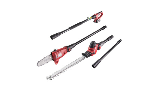 R20 Cordless Pole saw & Hedge Trimmer 2in1 2Ah 3m RDP-PSHT20 image