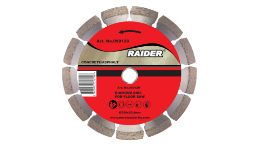 Диск диамантен &Oslash;350x25,4mm за фугорез RDP-FS01 image