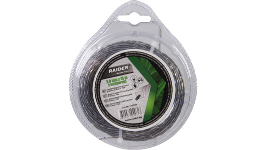 Force String Trimmer square twisted 2.0mm х 15m transparent image