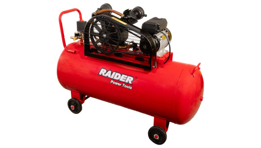 Компресор 200L 2.2kW 250L/min 2цил. ремък RAIDER RD-AC19 image