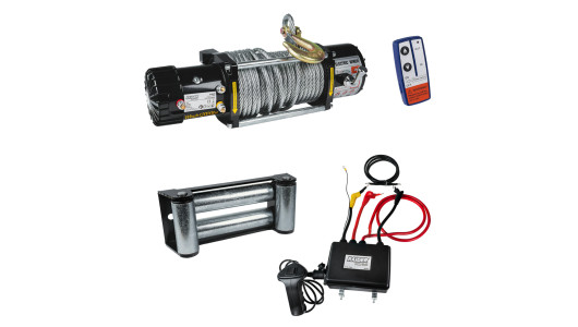 Автолебедка 12V 5443kg 12000lbs 4.5 kW &Oslash;9.5mm 29m RAIDER RD-EW12 image