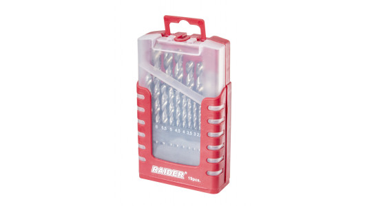 Drill Bits 19pcs. &oslash;1-10mm HSS Set image