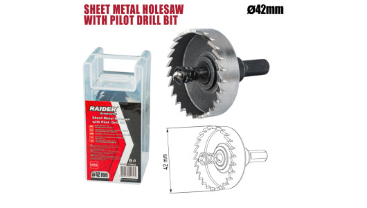 Carota pentru tabla &Oslash;42mm cu pilot HSS image