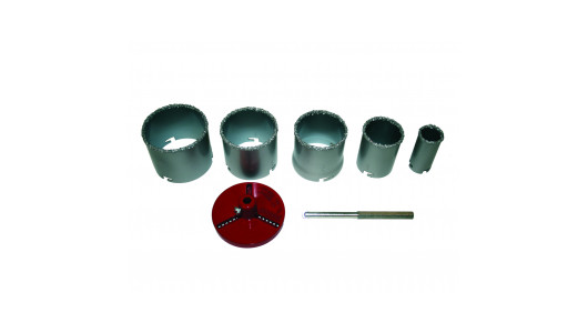 Holesaw for ceramics &oslash;33-83mm 7pcs. kit image