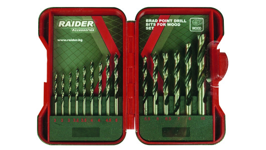 Set burghie pentru lemn &oslash;3-10mm 15pcs image