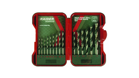 Set burghie pentru lemn &oslash;3-10mm 15pcs image