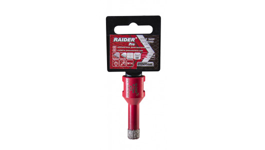 Holesaw Diamond Dry M14 &oslash;12mm image