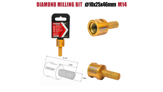 Борче абразивнo Diamond Special &Oslash;10&times;25&times;46mm&times;M14 image