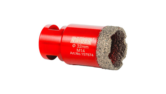 Carota diamantata pt ceramica dura M14 &Oslash;32mm image