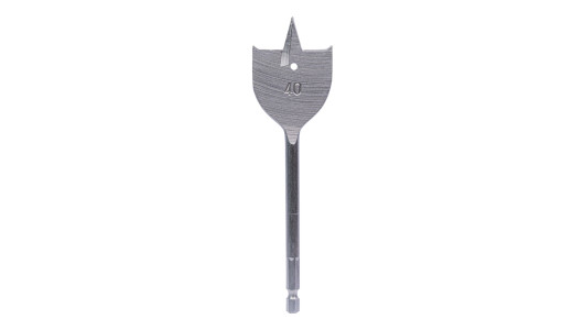 Flat Speed spade bit for wood 1/4" hex shank &Oslash;40 mm image