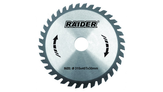 Диск за циркуляр 315х40Тх30.0mm RAIDER RD-SB26 image