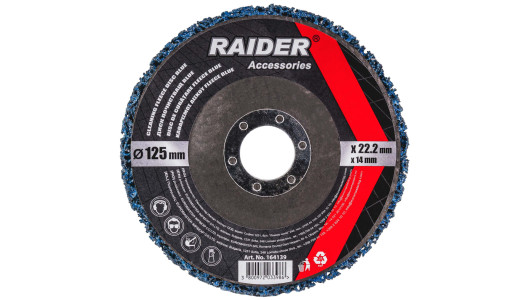 Cleaning Fleece Disc Blue 125x22.2x14mm RD image