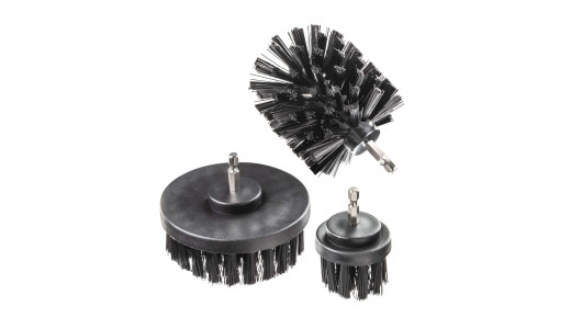 Set 3 perii plastic &Oslash;50H26 &Oslash;100H26 &Oslash;90H90mm prindere HEX 1/4 image