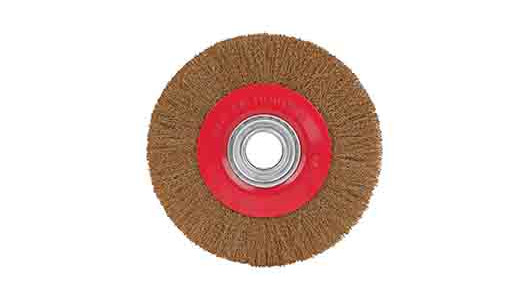 Wire wheel brush brassed &oslash;200mm for bench grinder image