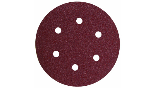 Шкурка VELCRO &oslash;150mm К60 с 6 отвора 10бр image
