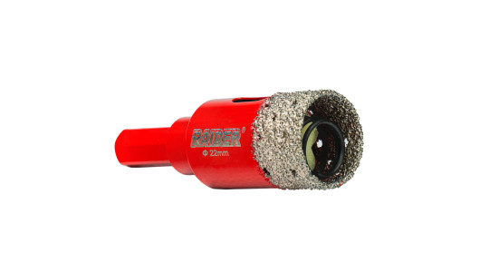 Diamond Hole Saw with spring, for drill driver &Oslash;22mm image