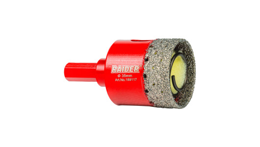 Diamond Hole Saw with spring, for drill driver &Oslash;35mm image