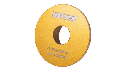 Diamond Grinding Wheel 75&times;20&times;25mm Demi-Bullnose Edge image