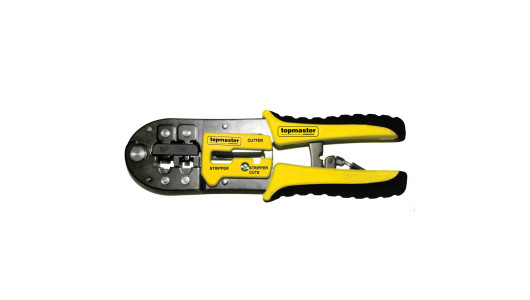 Клещи кримпващи за тел. и комп. конектори Topmaster Professional image