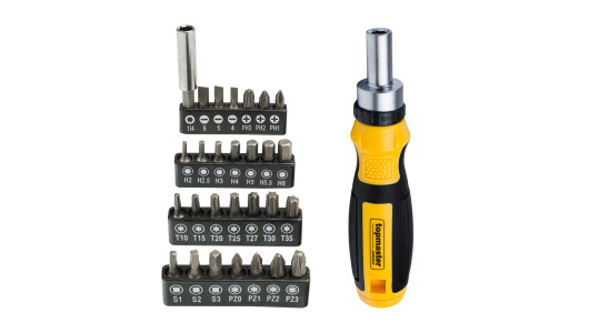Adjustable screwdriver with bits- 29pcs TMP image