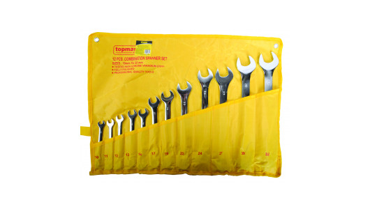 Ключ звездогаечен к-т 12бр 10-32mm CR-V Topmaster Professional image