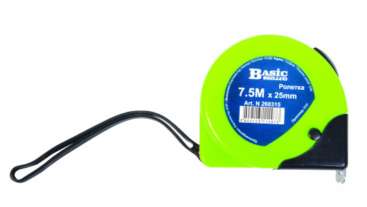 Measuring tape abs case and two stops 7.5m x25mm BS image