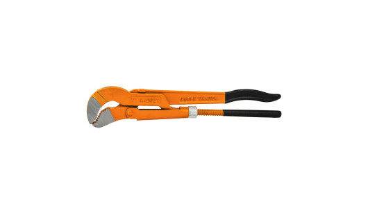 Swedish type pipe wrench 1", jaws "S" 45&deg; GD image