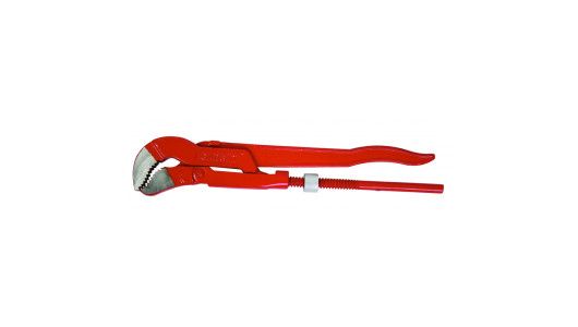 Swedish type pipe wrench 1_1/2", jaws "S" 45&deg; GD image