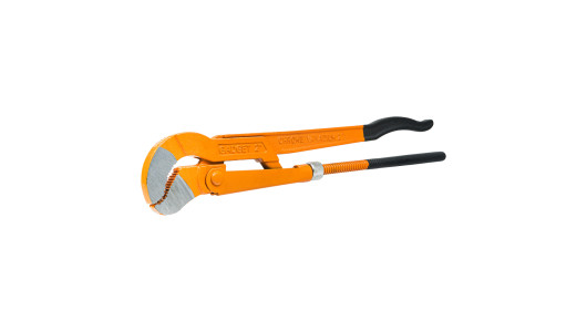 Swedish type pipe wrench 2", jaws "S" 45&deg; GD image