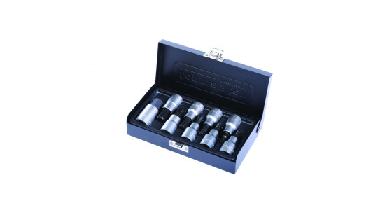 Вложки шестостен 1/2" 4-17mm к-т 9бр CR-V Topmaster Professional image