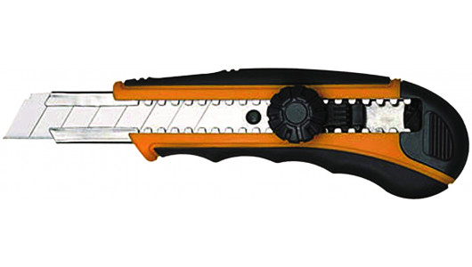 Utility knife with twist-lock, ergonomic 18mm GD image