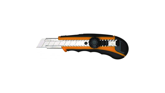 Utility knife with twist-lock, ergonomic 18mm GD image